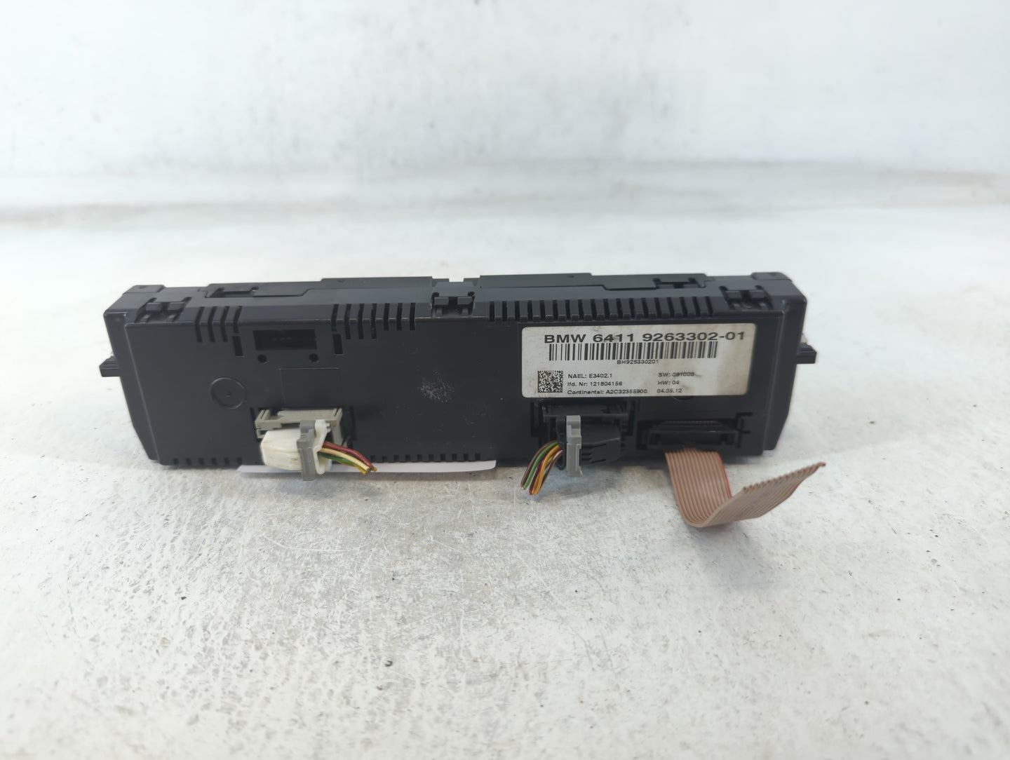 2012-2015 Bmw X1 Climate Control Module Temperature AC/Heater Replacement P/N:121804156 E3402 Fits OEM Used Auto Parts - Oemusedautoparts1.com