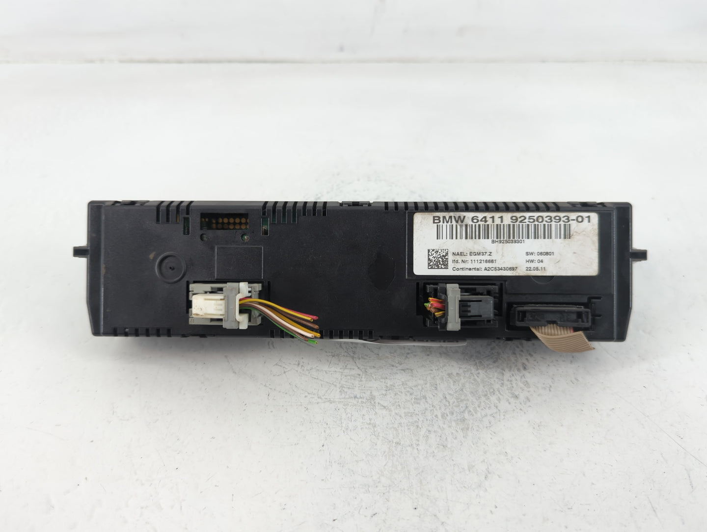 2012-2015 Bmw X1 Climate Control Module Temperature AC/Heater Replacement P/N:9250393-01 6411 Fits OEM Used Auto Parts - Oemusedautoparts1.com