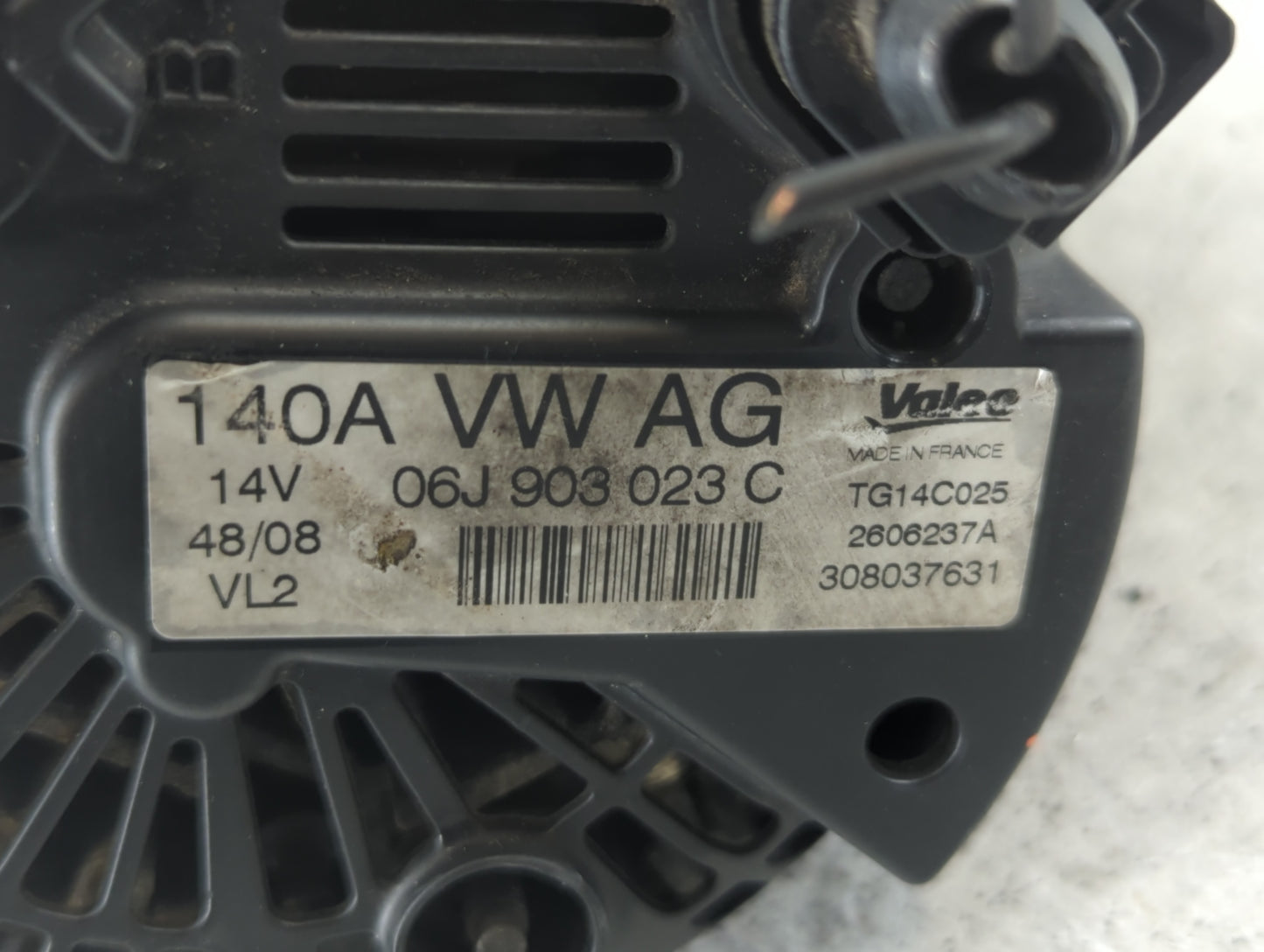 2013-2017 Buick Enclave Alternator Replacement Generator Charging Assembly Engine OEM P/N:06J 903 023C Fits OEM Used Auto Parts - Oemusedautoparts1.com