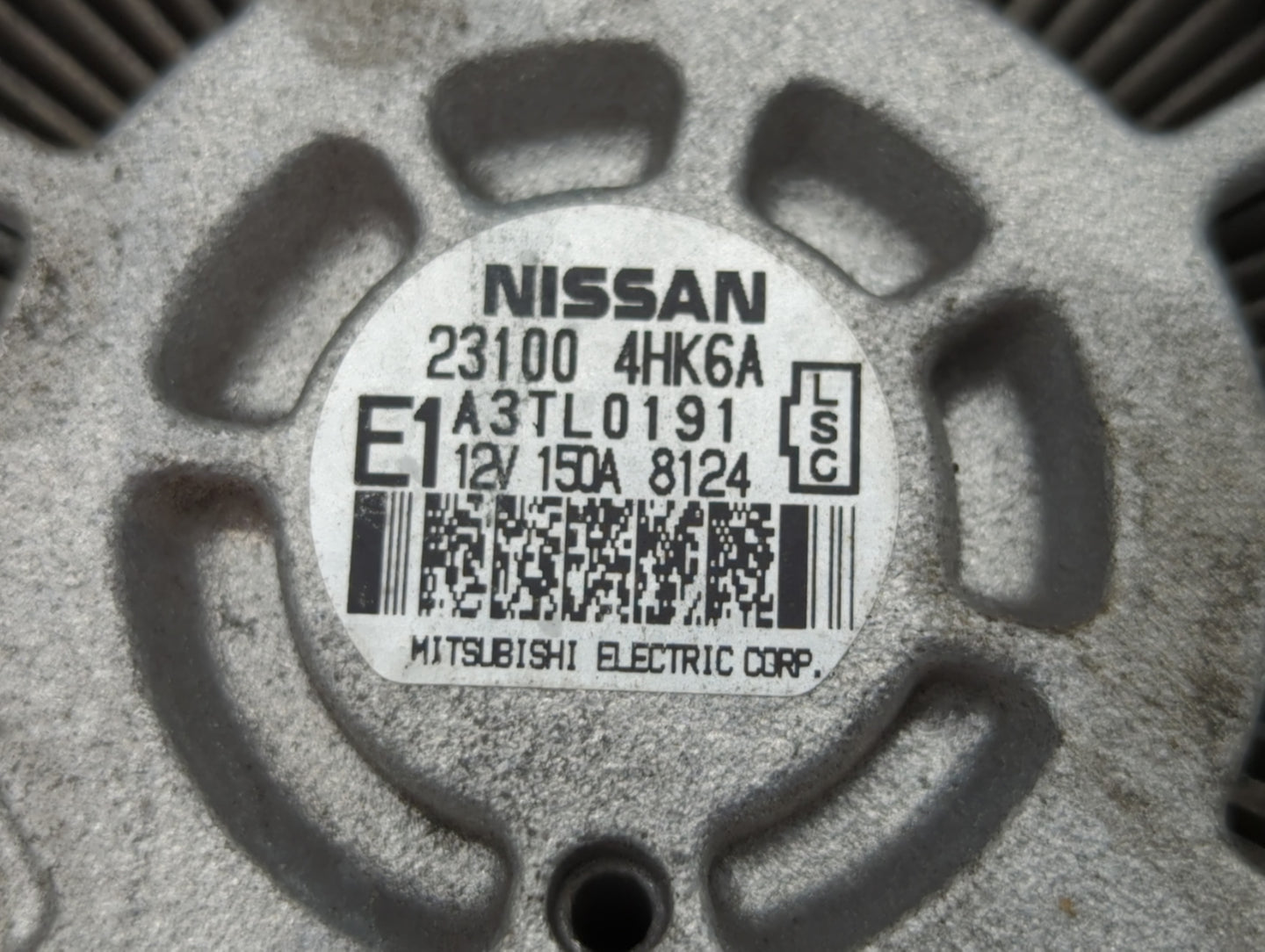 2016-2020 Infiniti Q50 Alternator Replacement Generator Charging Assembly Engine OEM P/N:23100 4HJ6A Fits OEM Used Auto Parts - Oemusedautoparts1.com