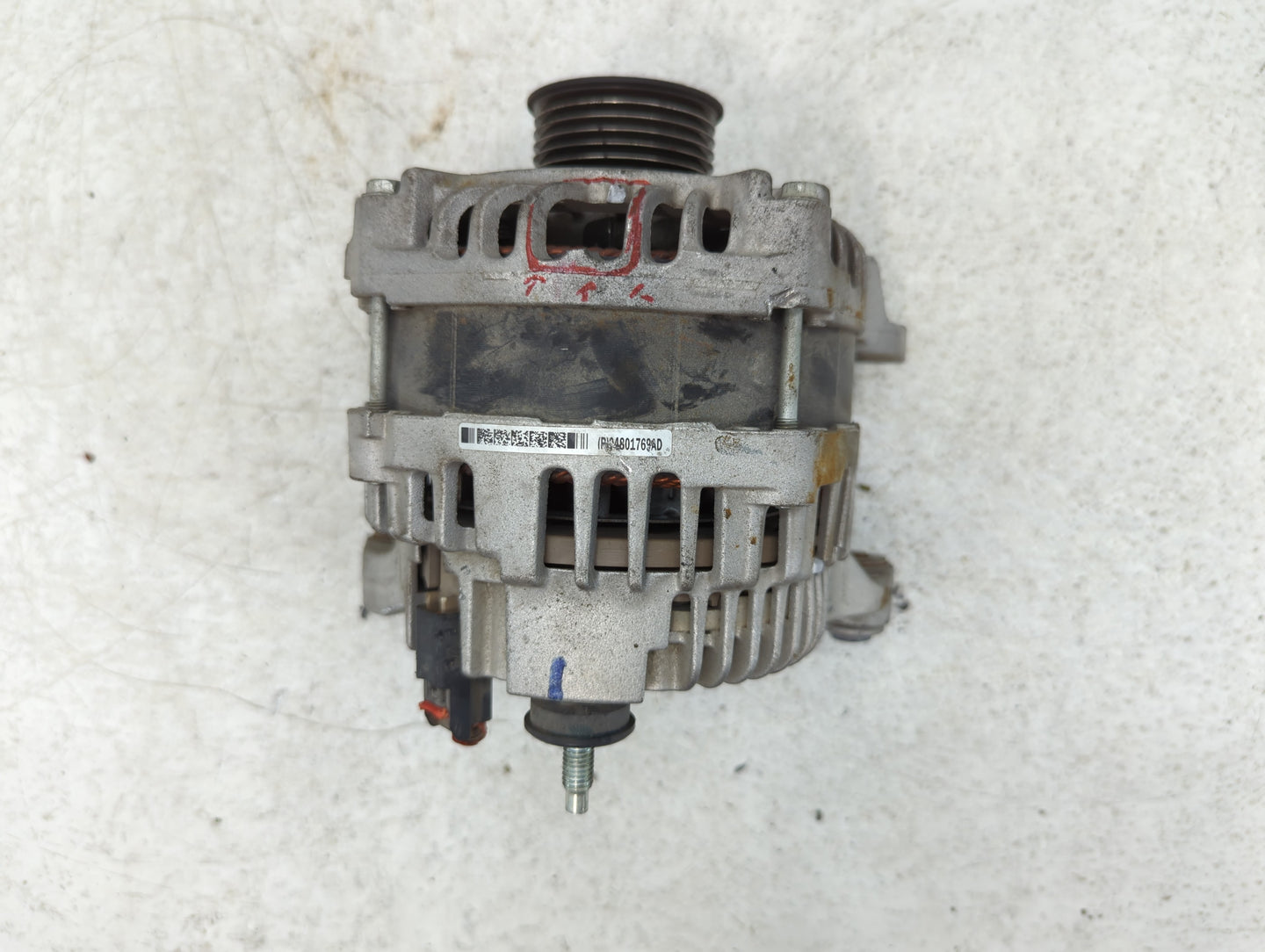 2019 Dodge Ram 1500 Alternator Replacement Generator Charging Assembly Engine OEM P/N:4801769AD Fits OEM Used Auto Parts - Oemusedautoparts1.com