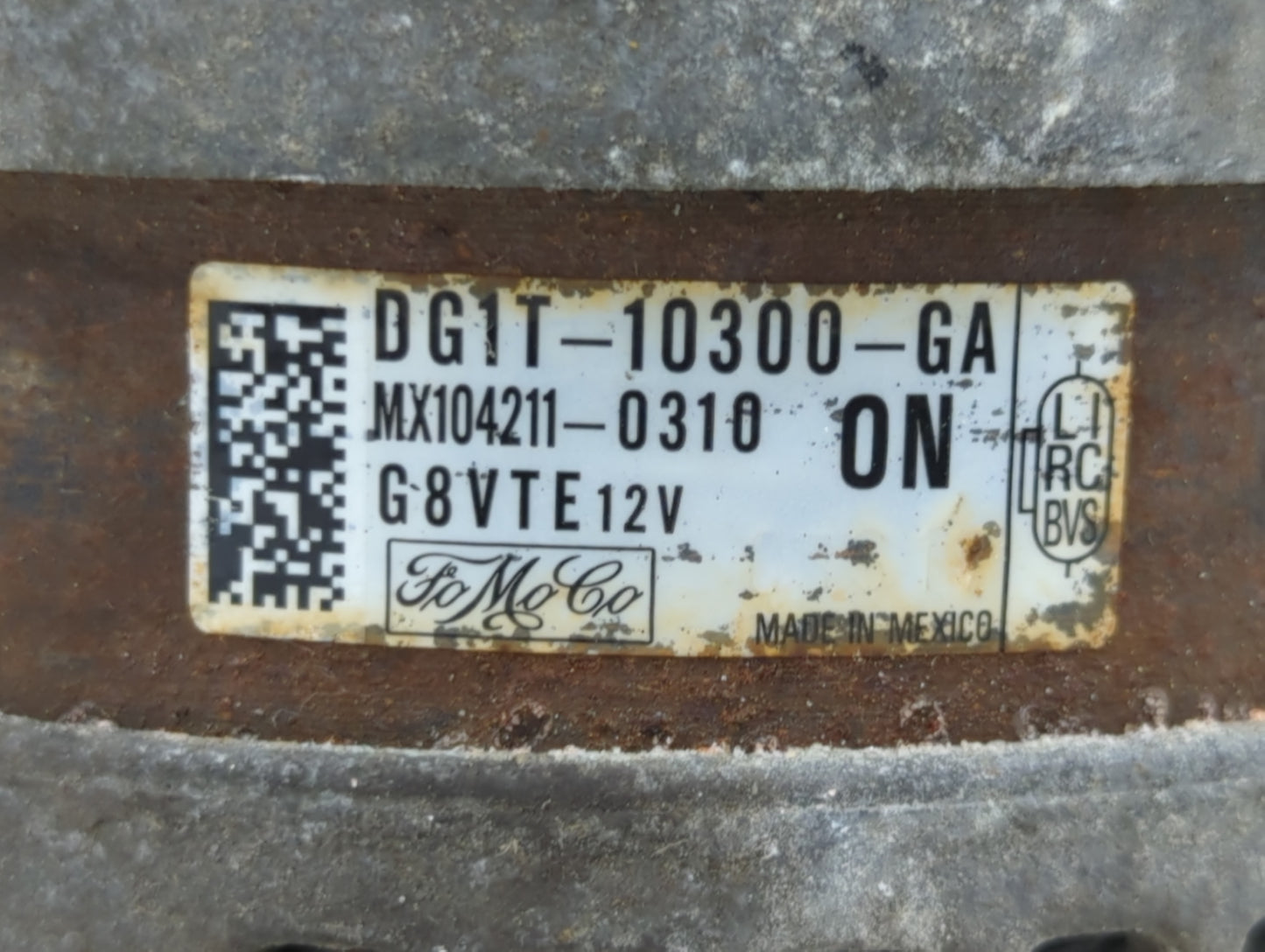 2015-2018 Ford Edge Alternator Replacement Generator Charging Assembly Engine OEM P/N:MX104211-0310 DG1T-10300-GA Fits OEM Used Auto Parts - Oemusedautoparts1.com