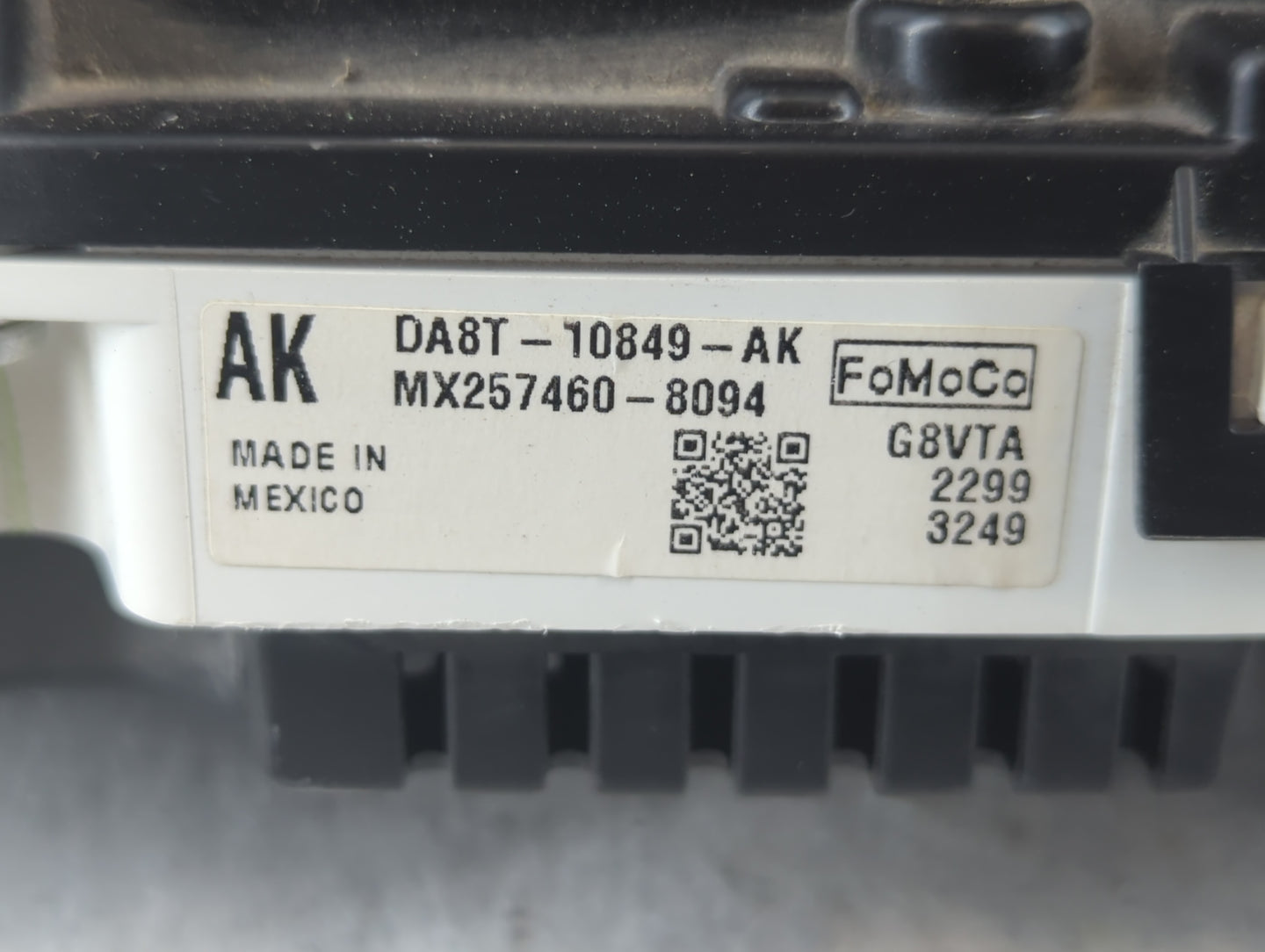 2013 Ford Flex Instrument Cluster Speedometer Gauges P/N:DA8T-10849-AK Fits OEM Used Auto Parts - Oemusedautoparts1.com