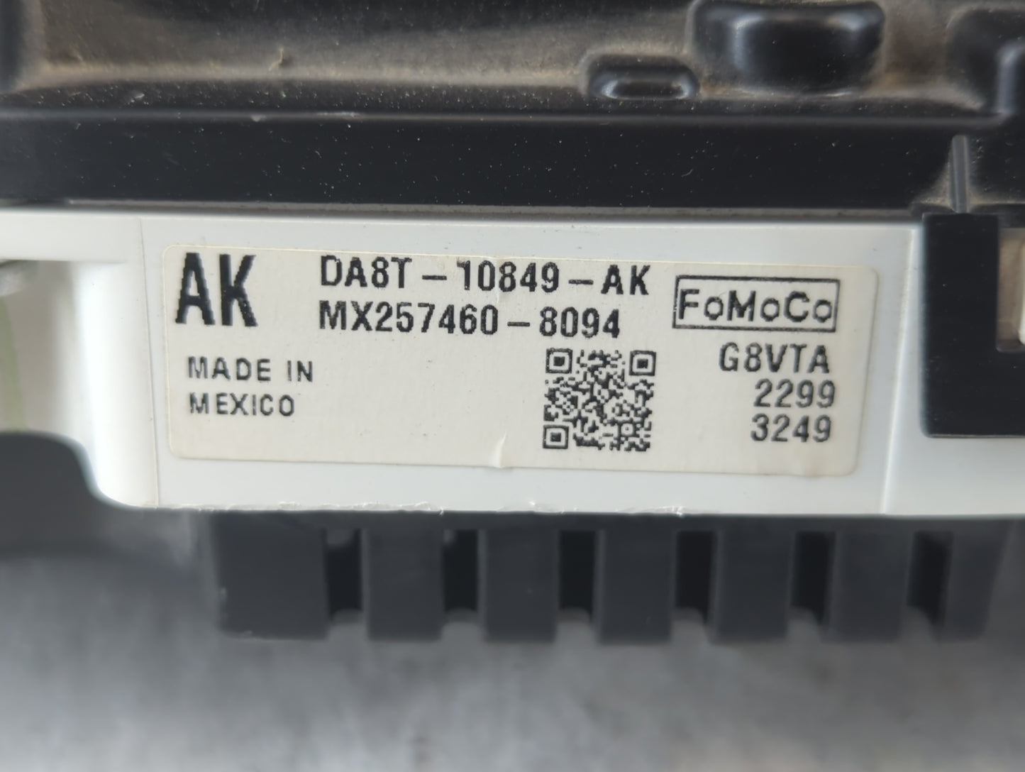 2013 Ford Flex Instrument Cluster Speedometer Gauges P/N:DA8T-10849-AK Fits OEM Used Auto Parts - Oemusedautoparts1.com