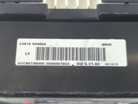 2014 Nissan Altima Instrument Cluster Speedometer Gauges P/N:24810 9HM0A Fits OEM Used Auto Parts - Oemusedautoparts1.com