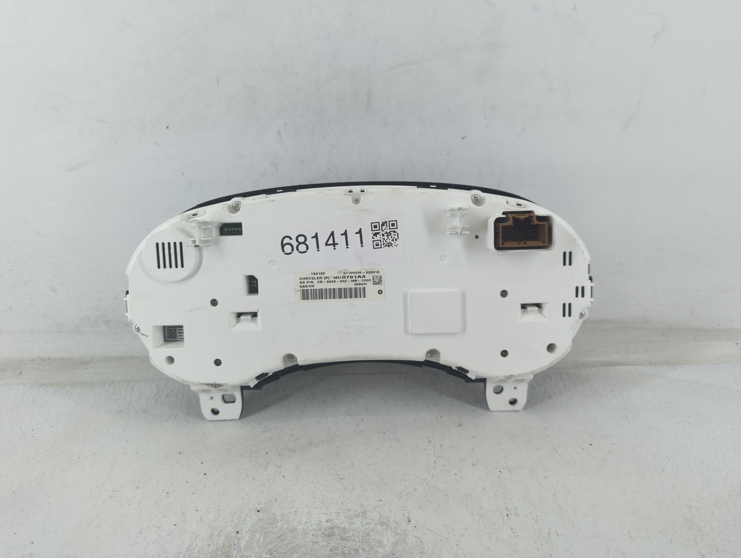 2018 Dodge Journey Instrument Cluster Speedometer Gauges P/N:68310781AA Fits OEM Used Auto Parts - Oemusedautoparts1.com