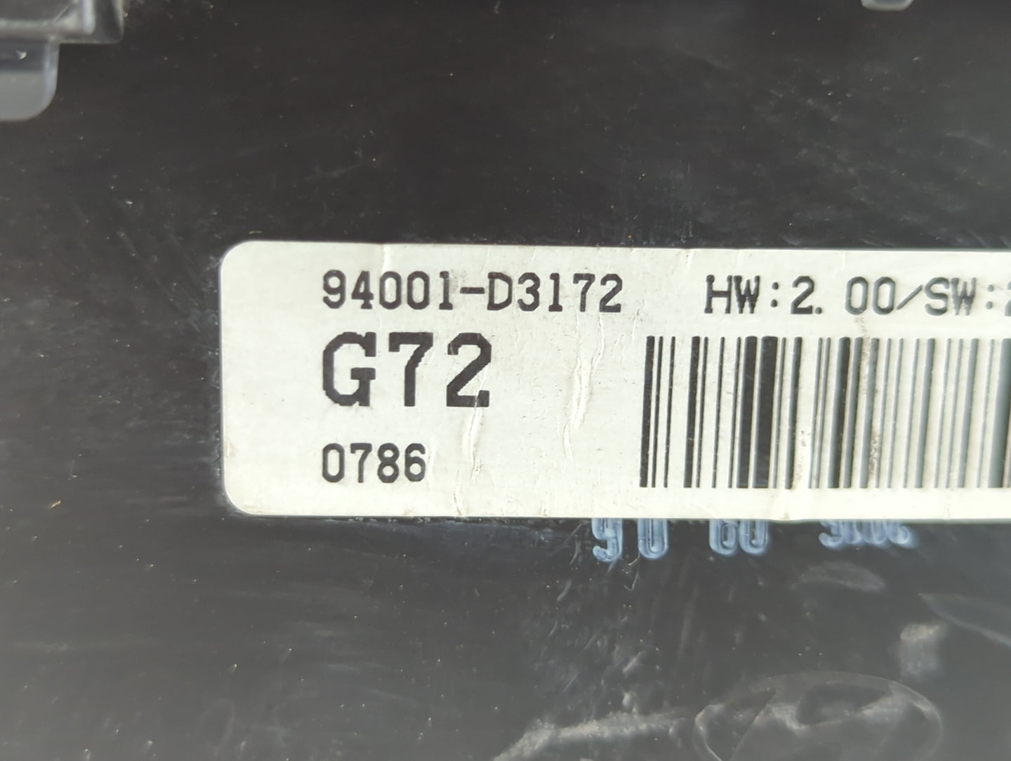 2016-2017 Hyundai Tucson Instrument Cluster Speedometer Gauges P/N:94001-D3172 Fits Fits 2016 2017 OEM Used Auto Parts - Oemusedautoparts1.com