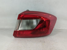 2016 Chevrolet Cruze Tail Light Assembly Passenger Right OEM P/N:84078119 Fits OEM Used Auto Parts