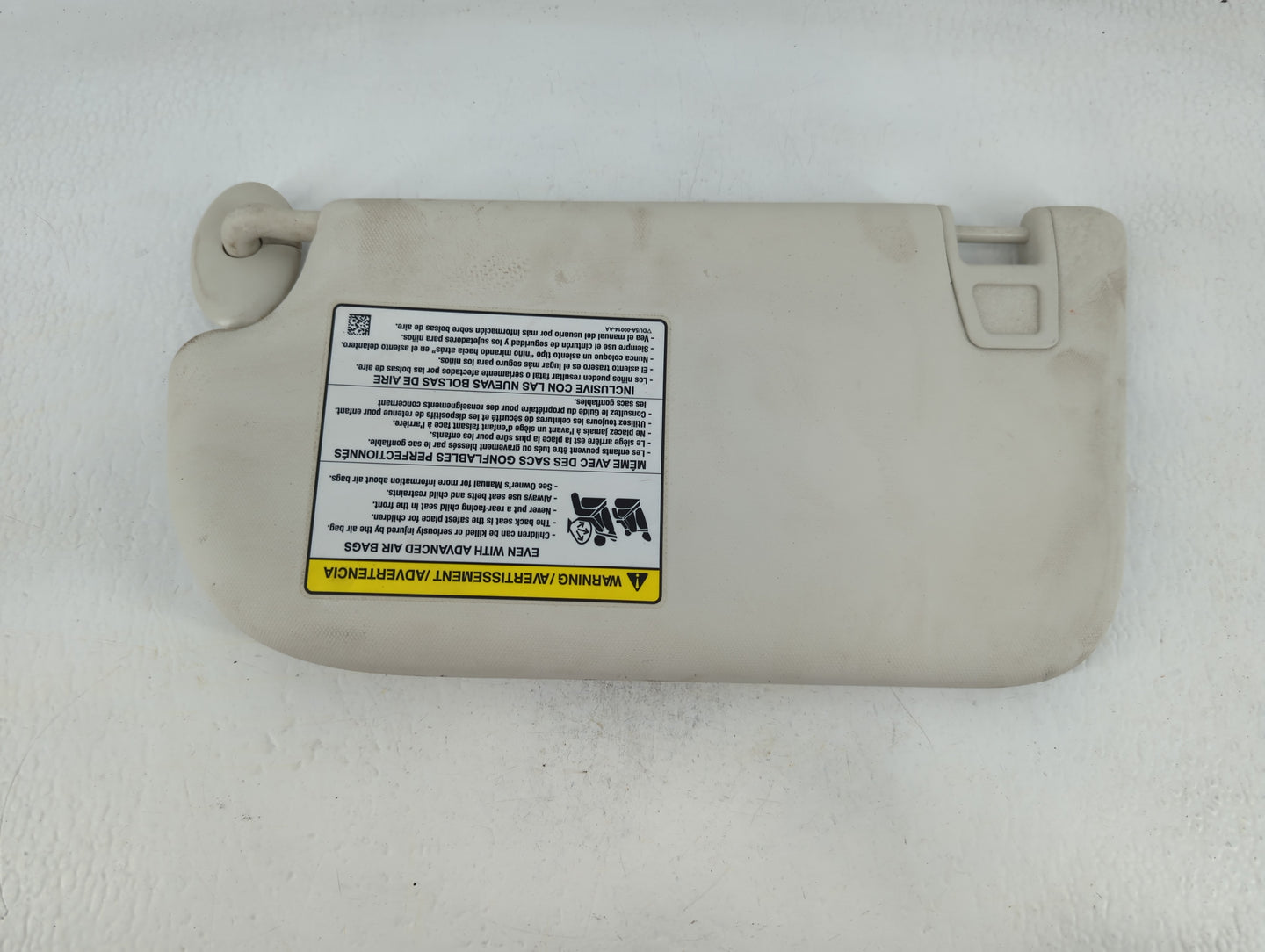 2013-2019 Ford Escape Sun Visor Shade Replacement Passenger Right Mirror Fits Fits 2013 2014 2015 2016 2017 2018 2019 OEM Used Auto Parts - Oemusedautoparts1.com