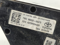 2018-2022 Toyota Camry Climate Control Module Temperature AC/Heater Replacement P/N:55900-06470 Fits Fits 2018 2019 2020 2021 2022 OEM Used Auto Parts - Oemusedautoparts1.com