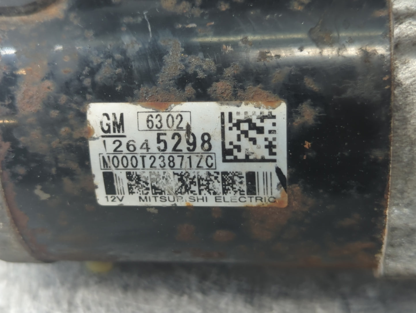 2015-2016 Chevrolet Colorado Car Starter Motor Solenoid OEM P/N:M000T23871ZC 12645298 Fits OEM Used Auto Parts - Oemusedautoparts1.com