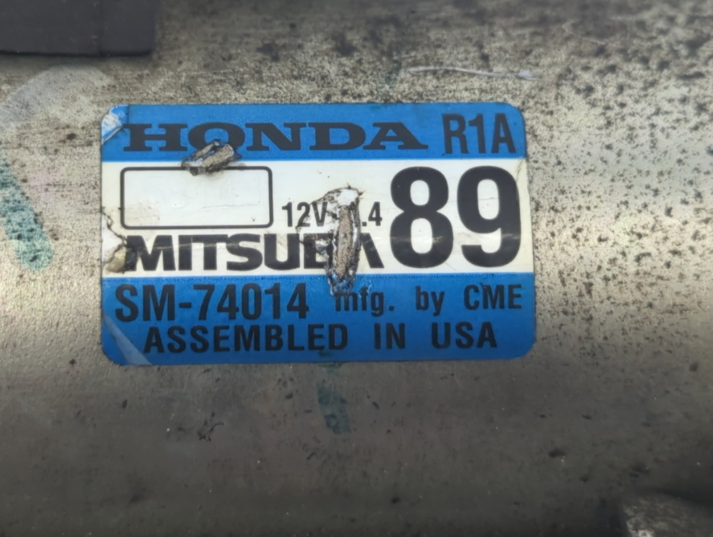 2013-2015 Honda Civic Car Starter Motor Solenoid OEM P/N:SM-74014 Fits Fits 2013 2014 2015 2016 2017 2018 2019 2020 2021 2022 OEM Used Auto Parts - Oemusedautoparts1.com