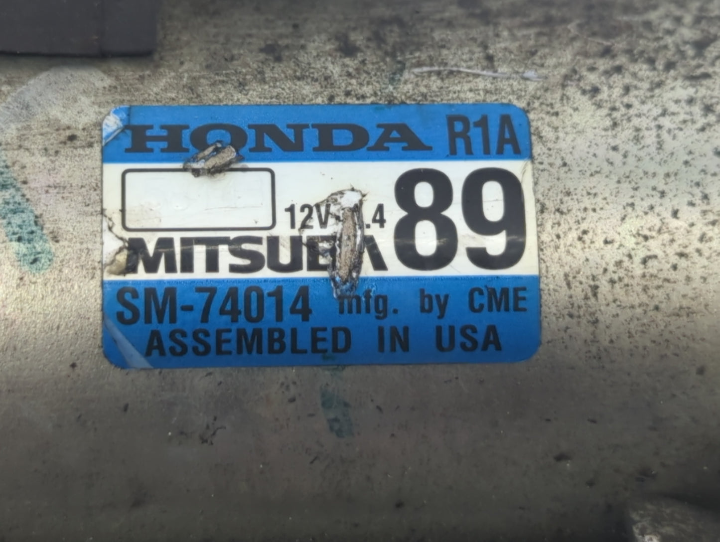 2013-2015 Honda Civic Car Starter Motor Solenoid OEM P/N:SM-74014 Fits Fits 2013 2014 2015 2016 2017 2018 2019 2020 2021 2022 OEM Used Auto Parts - Oemusedautoparts1.com