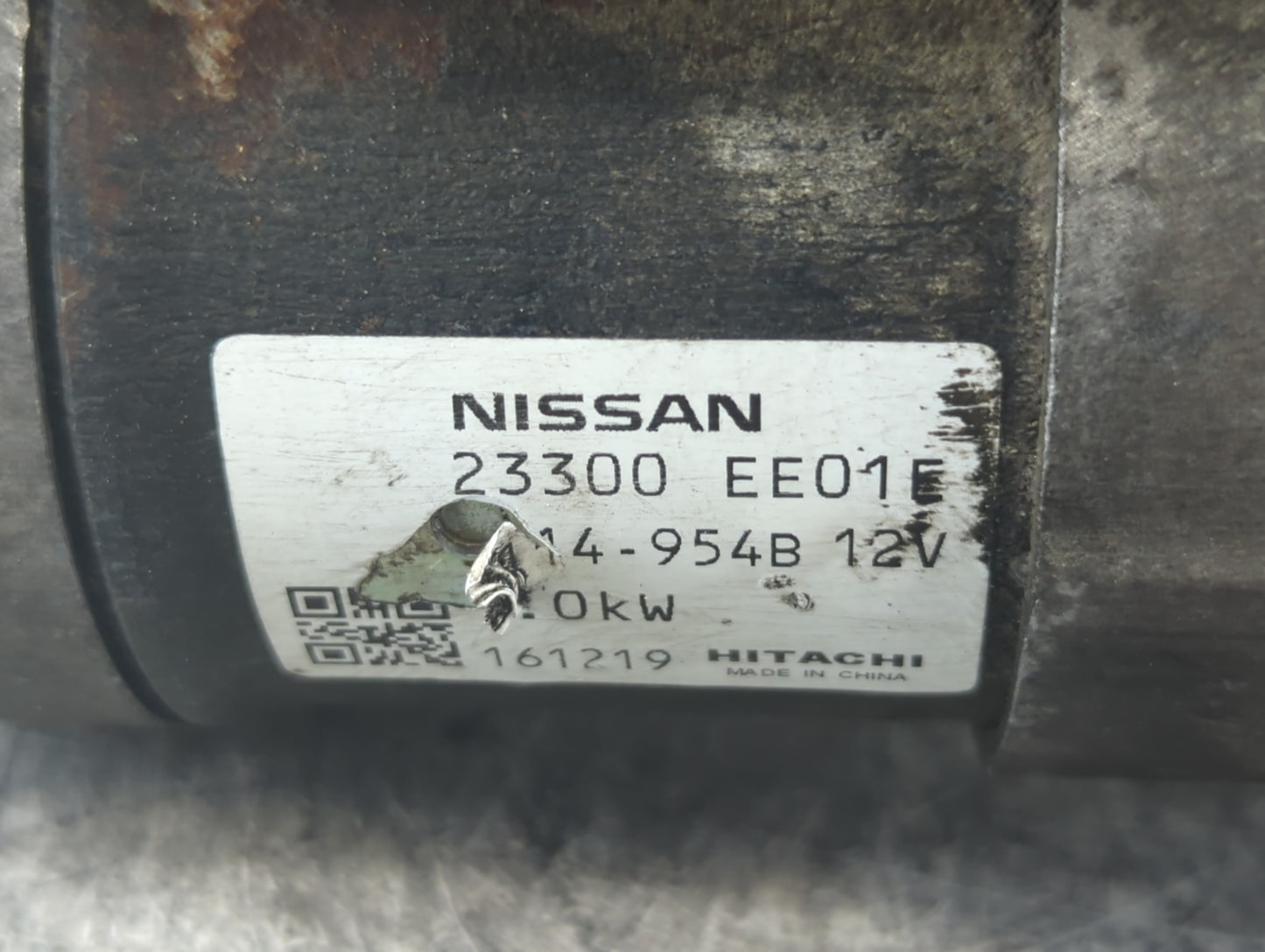 2012-2019 Nissan Versa Car Starter Motor Solenoid OEM P/N:S114-954B 12V 23300 EE01E Fits OEM Used Auto Parts - Oemusedautoparts1.com