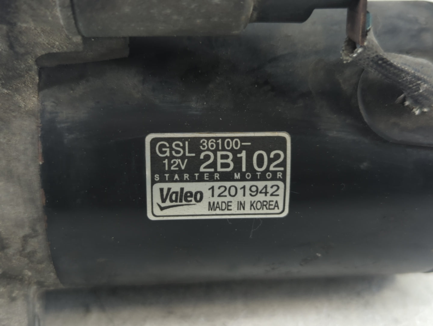 2013 Kia Soul Car Starter Motor Solenoid OEM P/N:1201942 36100-2B102 Fits Fits 2012 2014 2015 2016 2017 OEM Used Auto Parts - Oemusedautoparts1.com