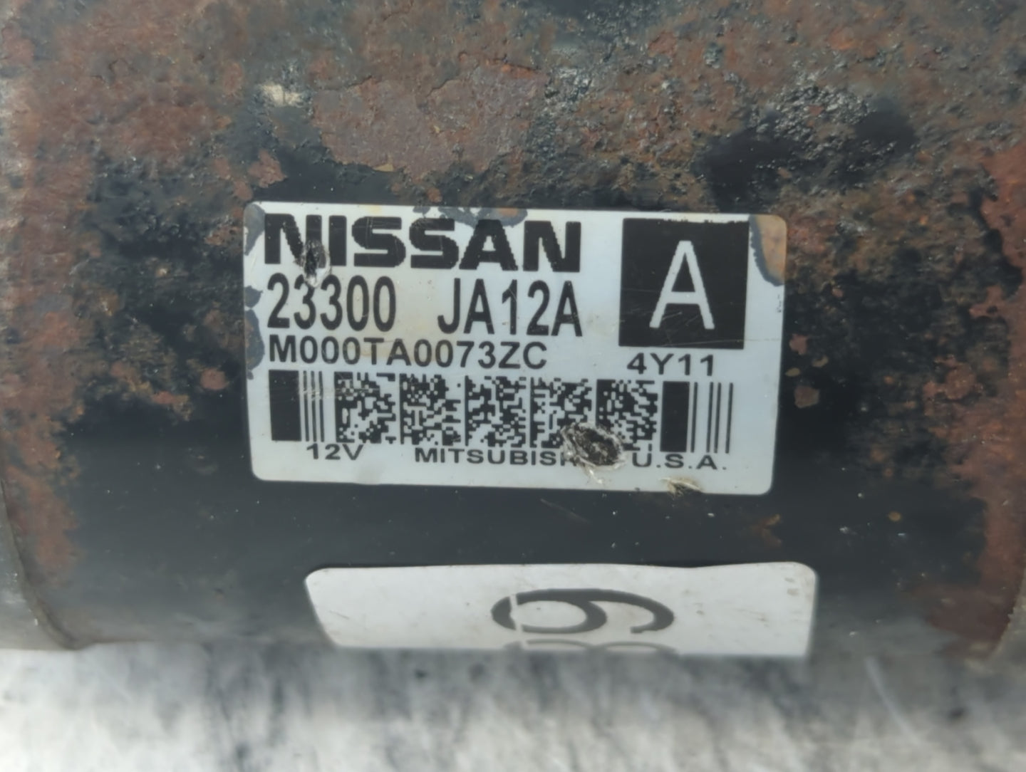 2009-2013 Chevrolet Silverado 1500 Car Starter Motor Solenoid OEM P/N:M000TA0073ZC 23300 JA12A Fits OEM Used Auto Parts - Oemusedautoparts1.com