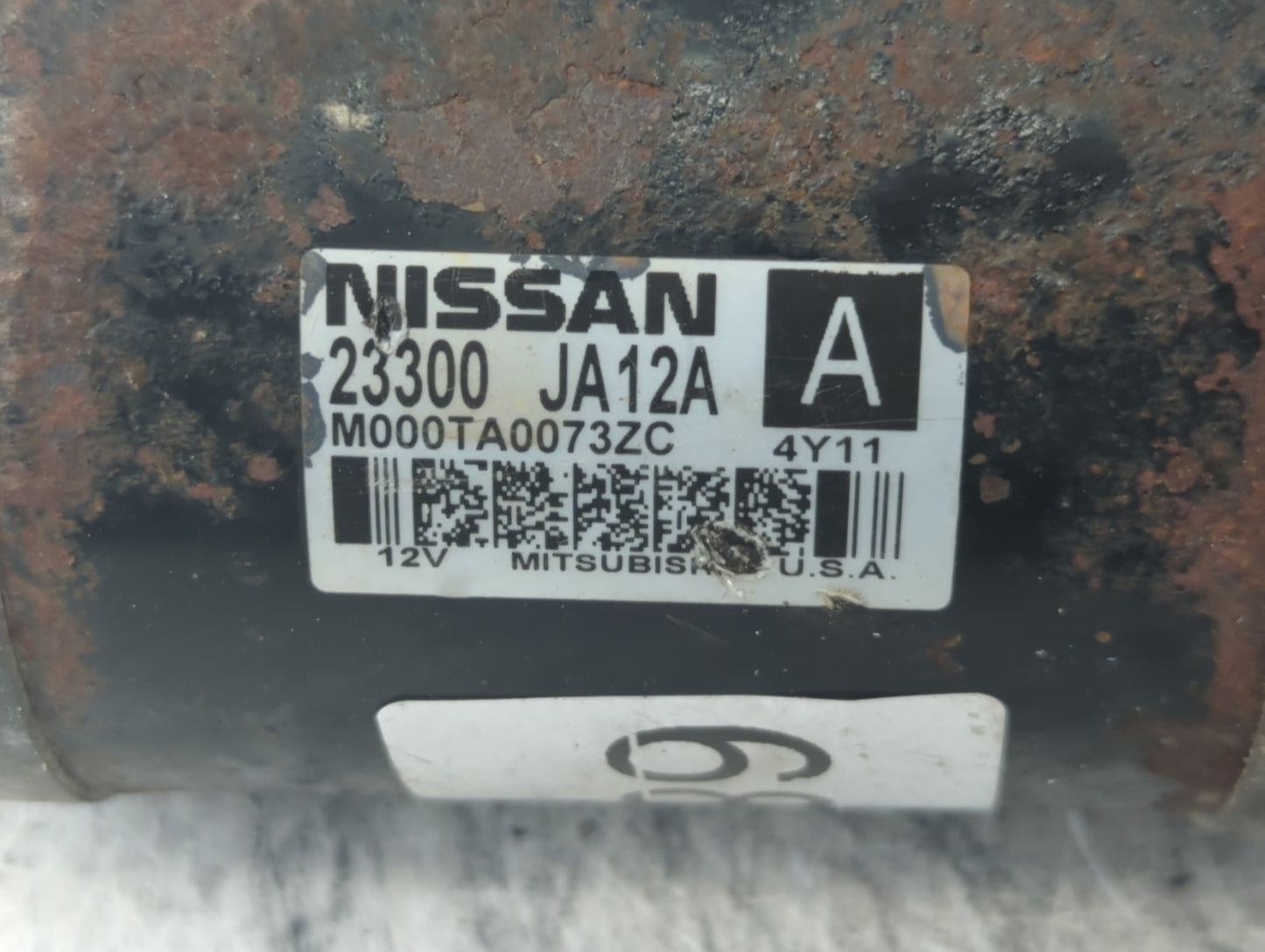 2009-2013 Chevrolet Silverado 1500 Car Starter Motor Solenoid OEM P/N:M000TA0073ZC 23300 JA12A Fits OEM Used Auto Parts - Oemusedautoparts1.com