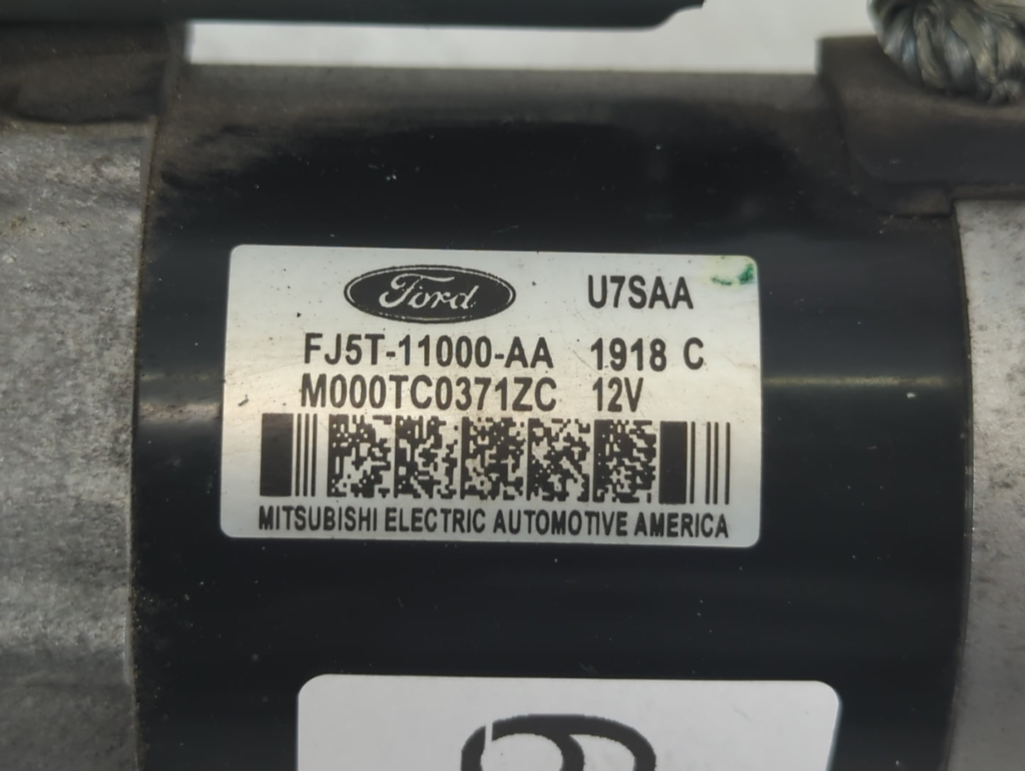 2014-2018 Ford Edge Car Starter Motor Solenoid OEM P/N:M000TC0371ZC FJ5T-11000-AA Fits OEM Used Auto Parts - Oemusedautoparts1.com