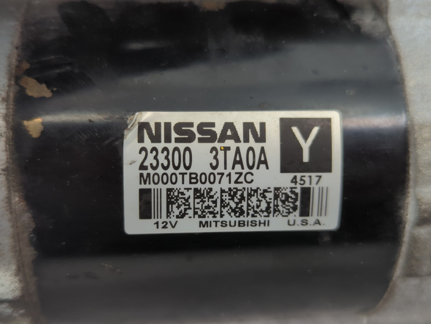 2014-2015 Nissan Rogue Car Starter Motor Solenoid OEM P/N:23300 3TA0A Fits Fits 2013 2014 2015 2016 2017 2018 OEM Used Auto Parts - Oemusedautoparts1.com