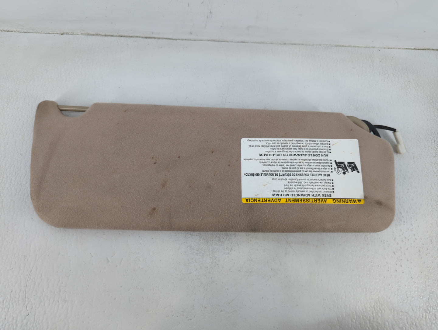 2005-2010 Toyota Sienna Sun Visor Shade Replacement Driver Left Mirror Fits Fits 2005 2006 2007 2008 2009 2010 OEM Used Auto Parts - Oemusedautoparts1.com