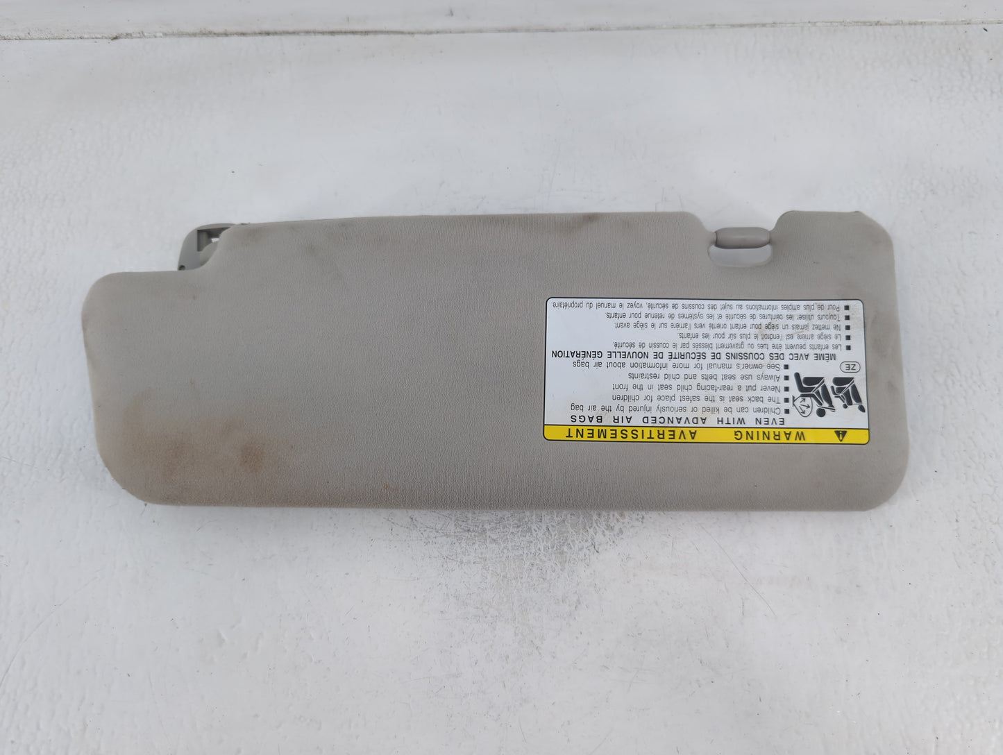 2010-2015 Toyota Prius Sun Visor Shade Replacement Passenger Right Mirror Fits Fits 2010 2011 2012 2013 2014 2015 OEM Used Auto Parts - Oemusedautoparts1.com