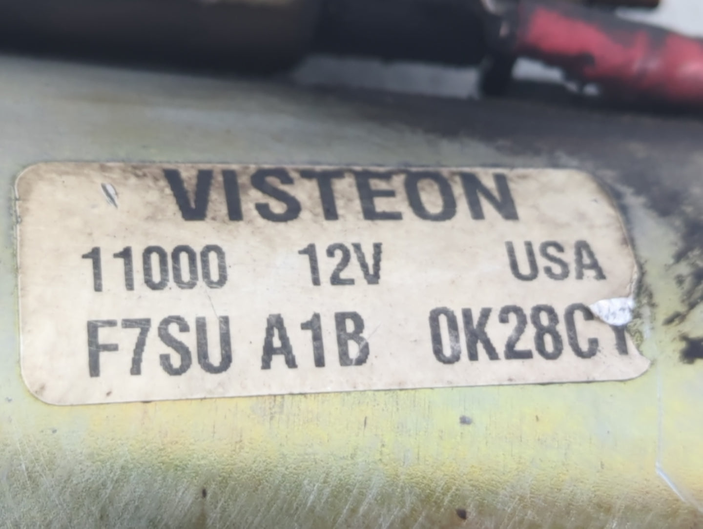 1997-2004 Ford Mustang Car Starter Motor Solenoid OEM P/N:11000 12V F7SU A1B 0K28C Fits OEM Used Auto Parts - Oemusedautoparts1.com