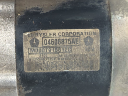 2003-2006 Chrysler Sebring Car Starter Motor Solenoid OEM P/N:M000T91881ZC 04606875AE Fits Fits 2003 2004 2005 2006 OEM Used Auto Parts
