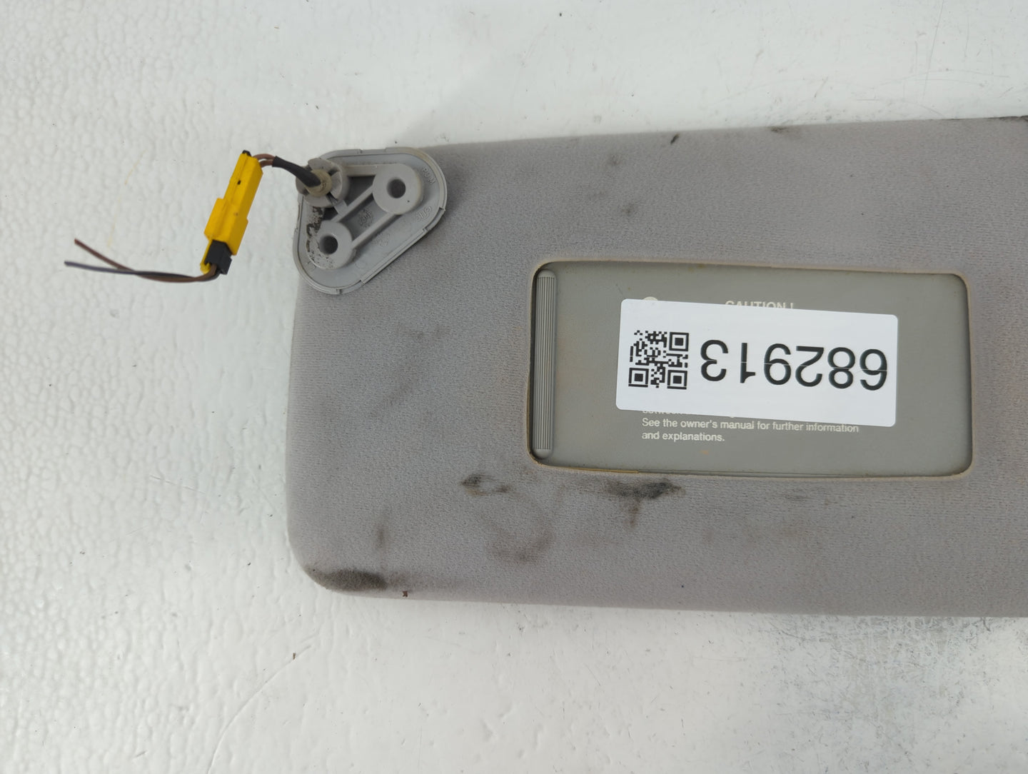 1995 Bmw 740i Sun Visor Shade Replacement Driver Left Mirror Fits OEM Used Auto Parts - Oemusedautoparts1.com