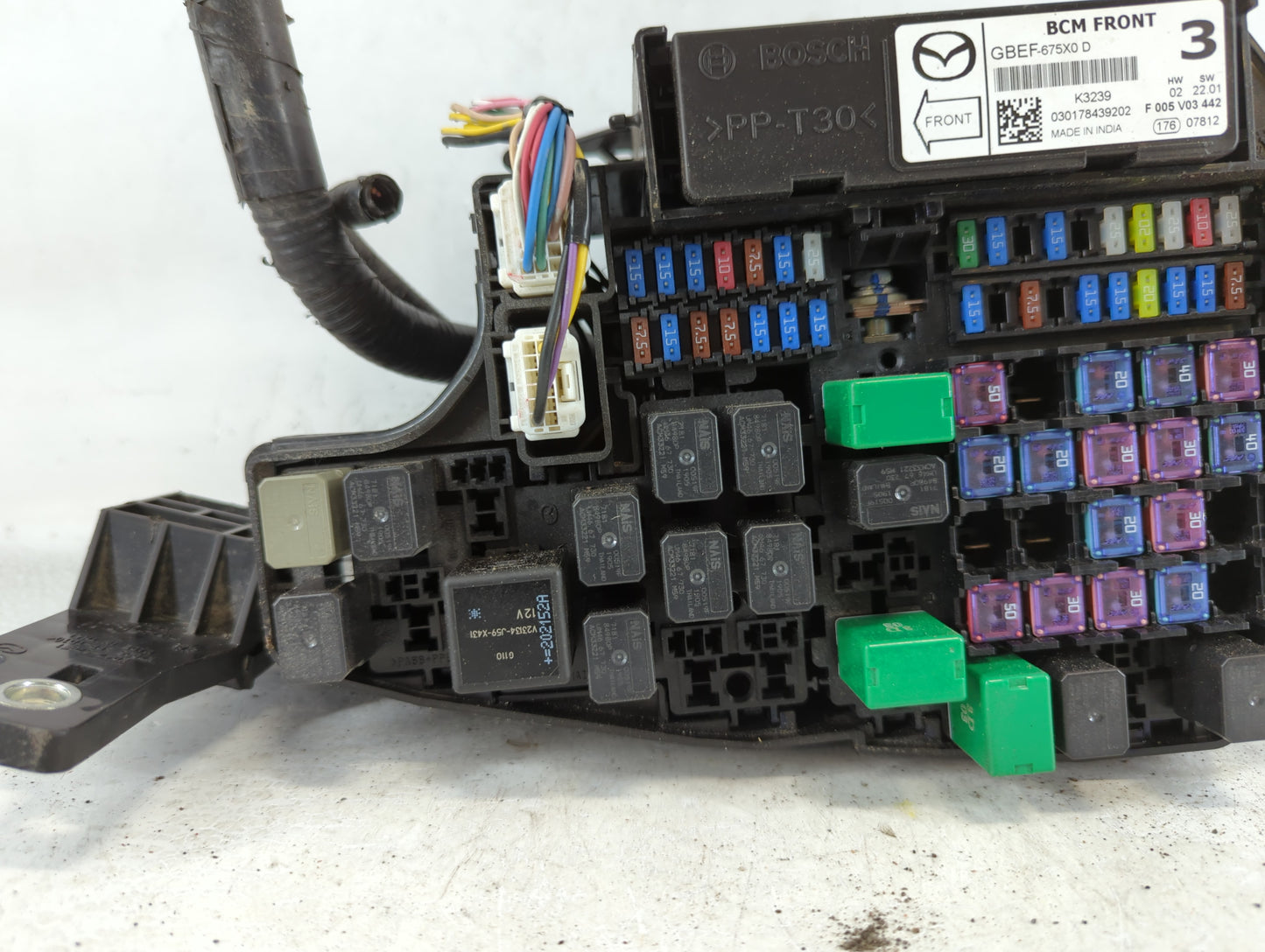 2013-2022 Mazda Cx-5 Fusebox Fuse Box Panel Relay Module P/N:F 005 V02 442 030178439202 Fits OEM Used Auto Parts - Oemusedautoparts1.com