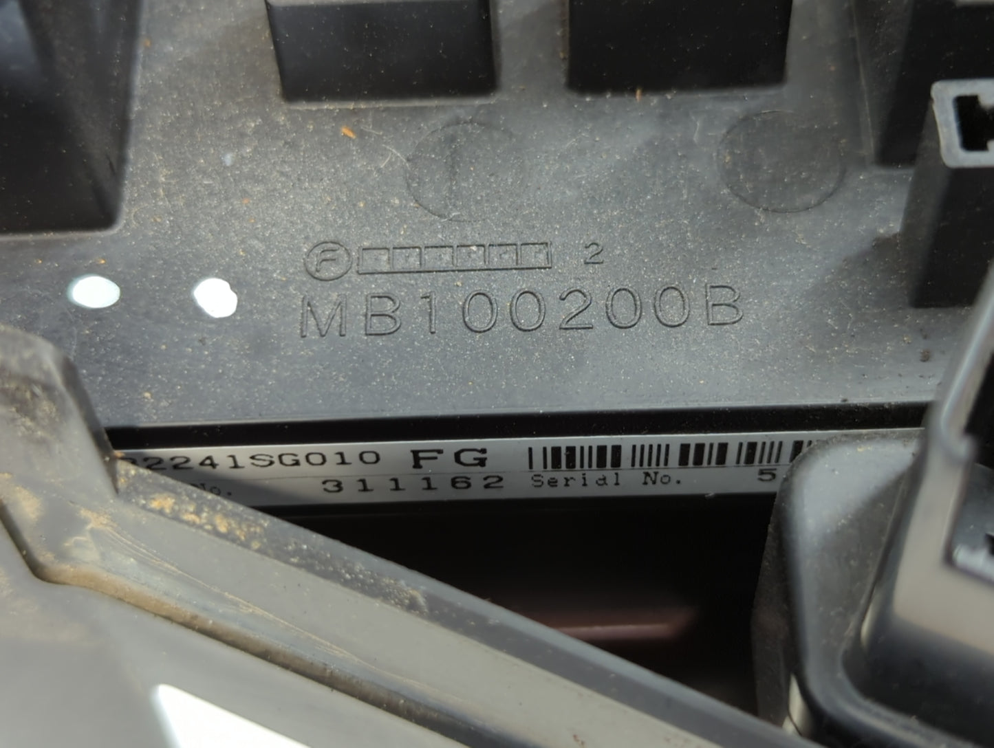 2014-2015 Subaru Forester Fusebox Fuse Box Panel Relay Module P/N:MB100200B Fits Fits 2014 2015 OEM Used Auto Parts - Oemusedautoparts1.com