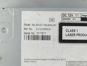 2019-2022 Honda Hr-V Radio AM FM Cd Player Receiver Replacement P/N:39100-T7W-A911-M1 Fits Fits 2019 2020 2021 2022 OEM Used Auto Parts