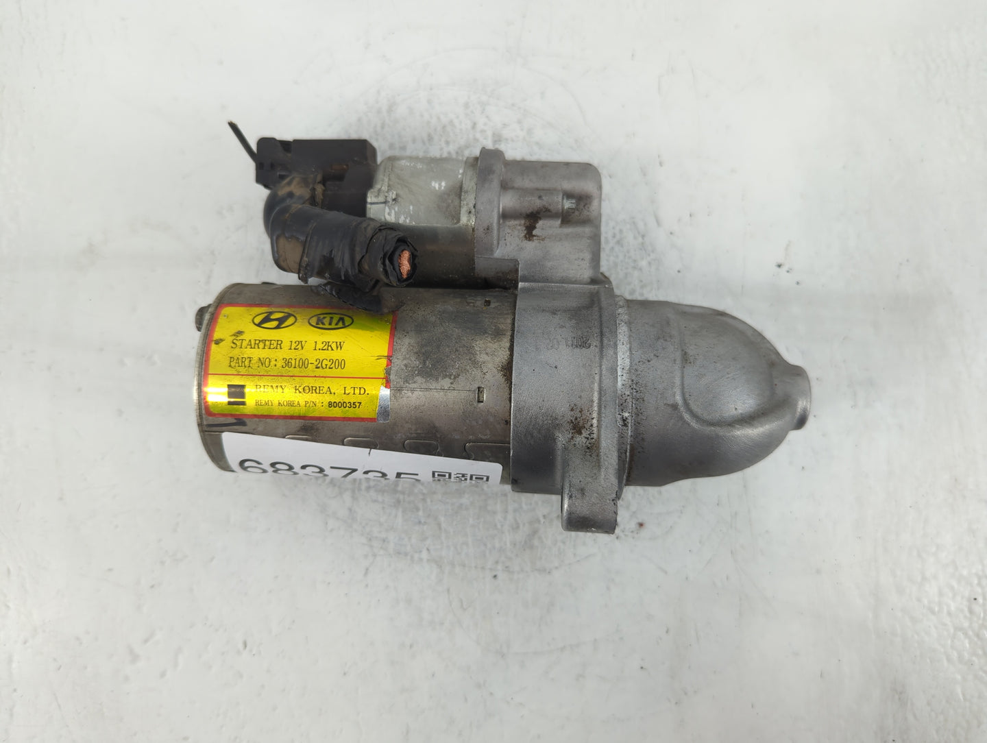 2008-2015 Kia Optima Car Starter Motor Solenoid OEM P/N:8000357 36100-2G200 Fits Fits 2008 2009 2010 2011 2012 2013 2014 2015 2016 OEM Used Auto Parts - Oemusedautoparts1.com