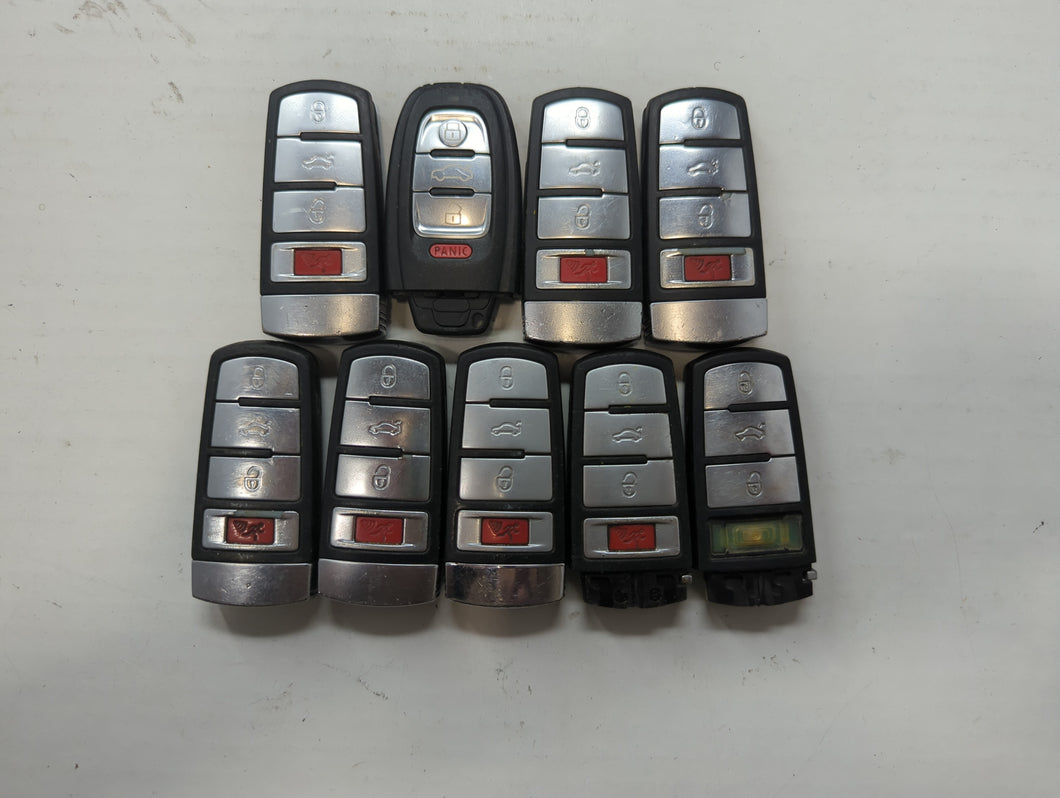 Lot of 9 Volkswagen Keyless Entry Remote Fob NBG009066T HLO3C0959752N |