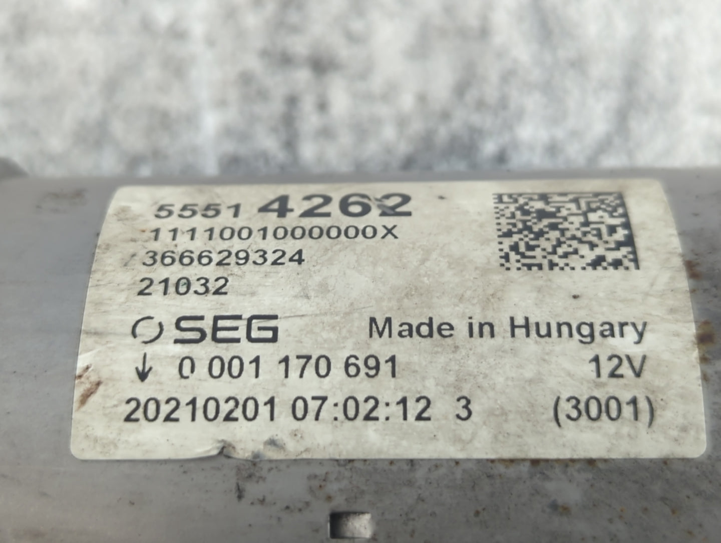 2021-2022 Chevrolet Trailblazer Car Starter Motor Solenoid OEM P/N:55514262 Fits Fits 2020 2021 2022 OEM Used Auto Parts - Oemusedautoparts1.com