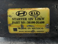 2018 Dodge Caravan Car Starter Motor Solenoid OEM P/N:36100-2G400 Fits Fits 2011 2012 2013 2014 2015 2016 2017 2019 2020 2021 OEM Used Auto Parts - Oemusedautoparts1.com