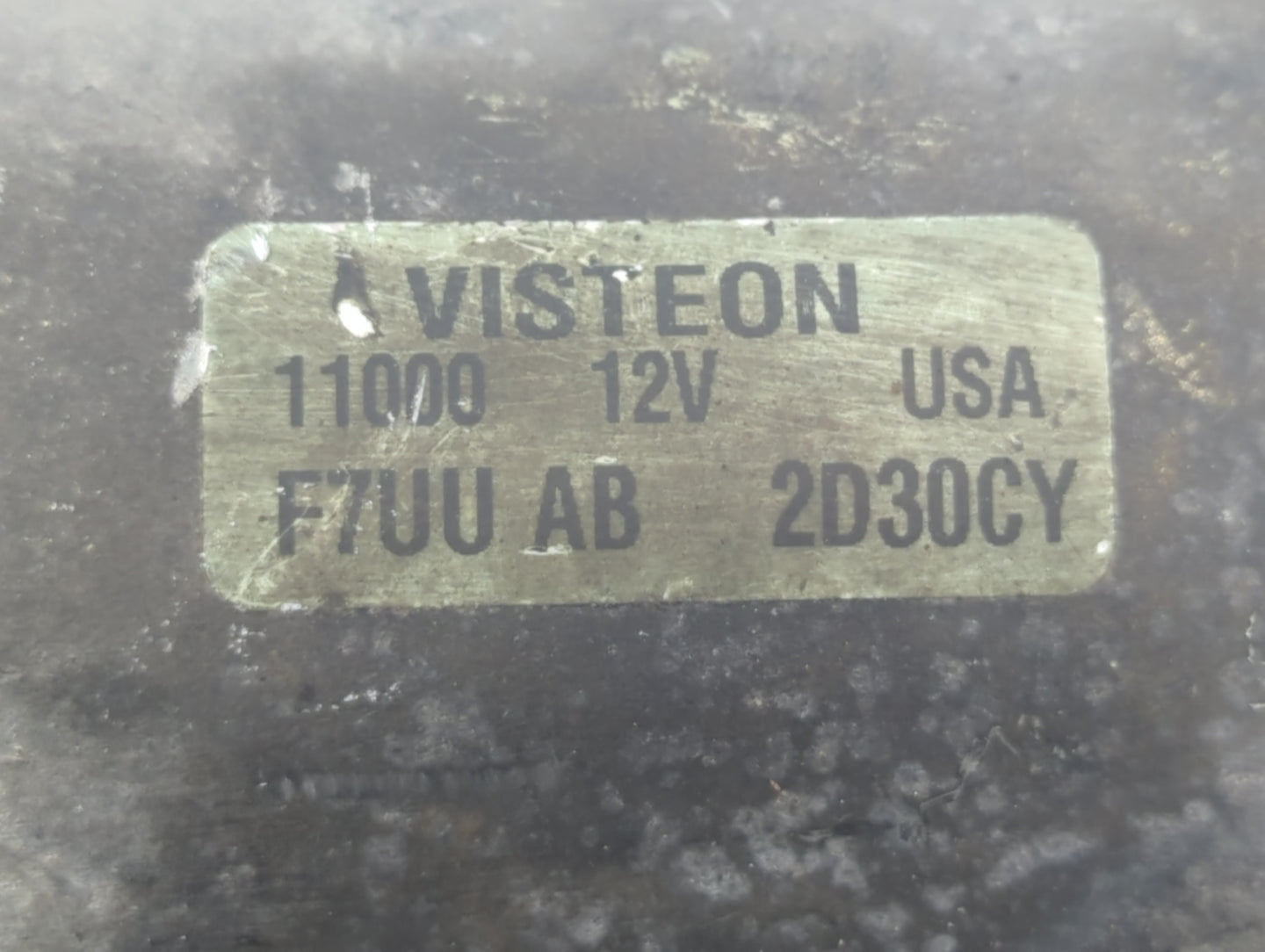 1997-2004 Ford Mustang Car Starter Motor Solenoid OEM P/N:F7UU 11000 AB Fits OEM Used Auto Parts - Oemusedautoparts1.com
