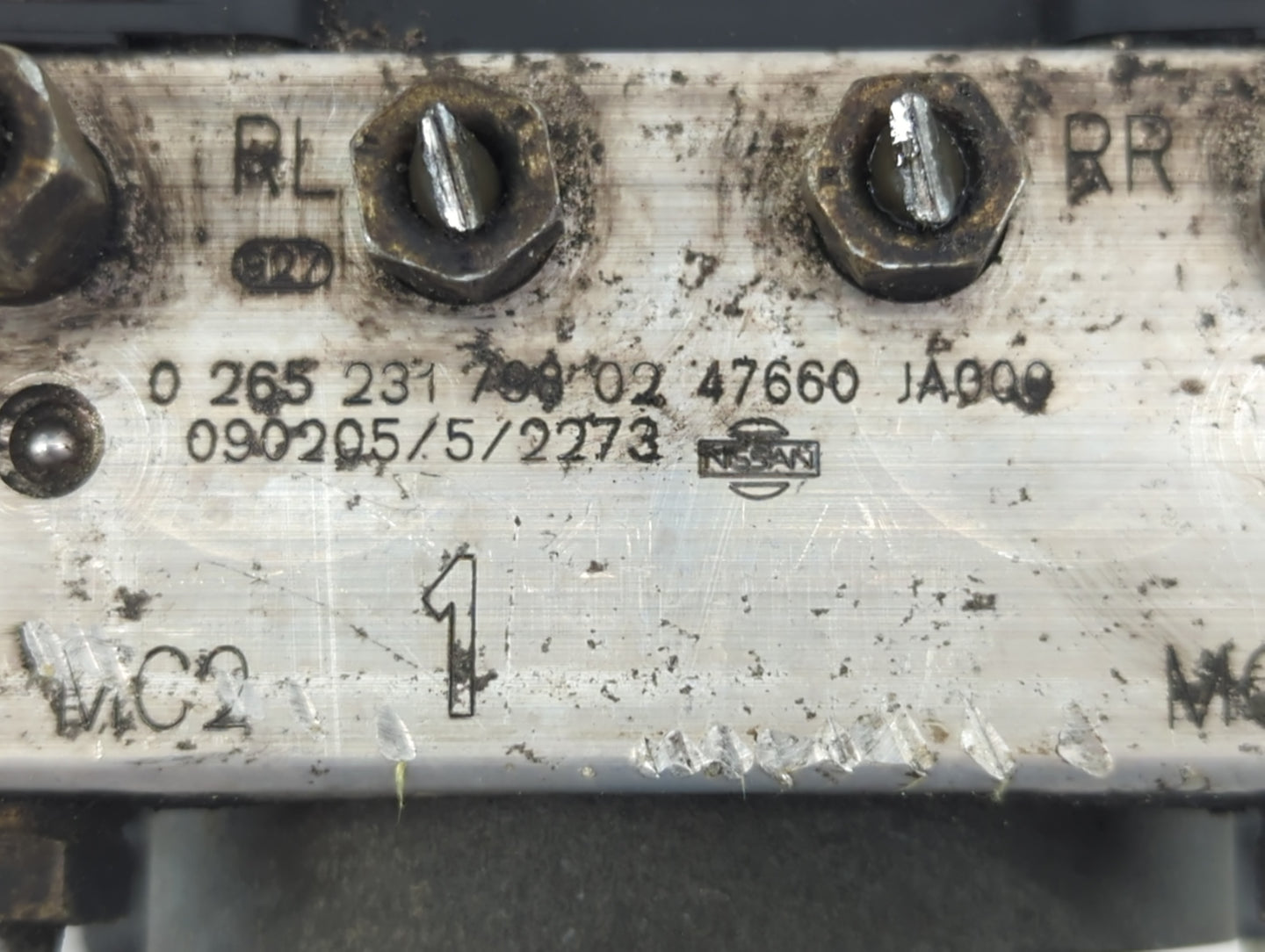 2007-2009 Nissan Altima ABS Pump Control Module Replacement P/N:47600 JA000 0 265 231 798 02 Fits Fits 2007 2008 2009 OEM Used Auto Parts - Oemusedautoparts1.com