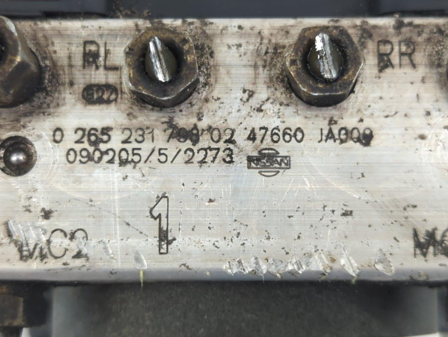 2007-2009 Nissan Altima ABS Pump Control Module Replacement P/N:47600 JA000 0 265 231 798 02 Fits Fits 2007 2008 2009 OEM Used Auto Parts - Oemusedautoparts1.com