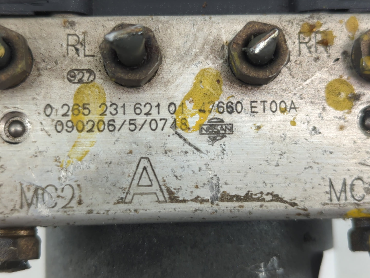 2007-2010 Nissan Sentra ABS Pump Control Module Replacement P/N:47660 ET00A Fits Fits 2007 2008 2009 2010 OEM Used Auto Parts - Oemusedautoparts1.com