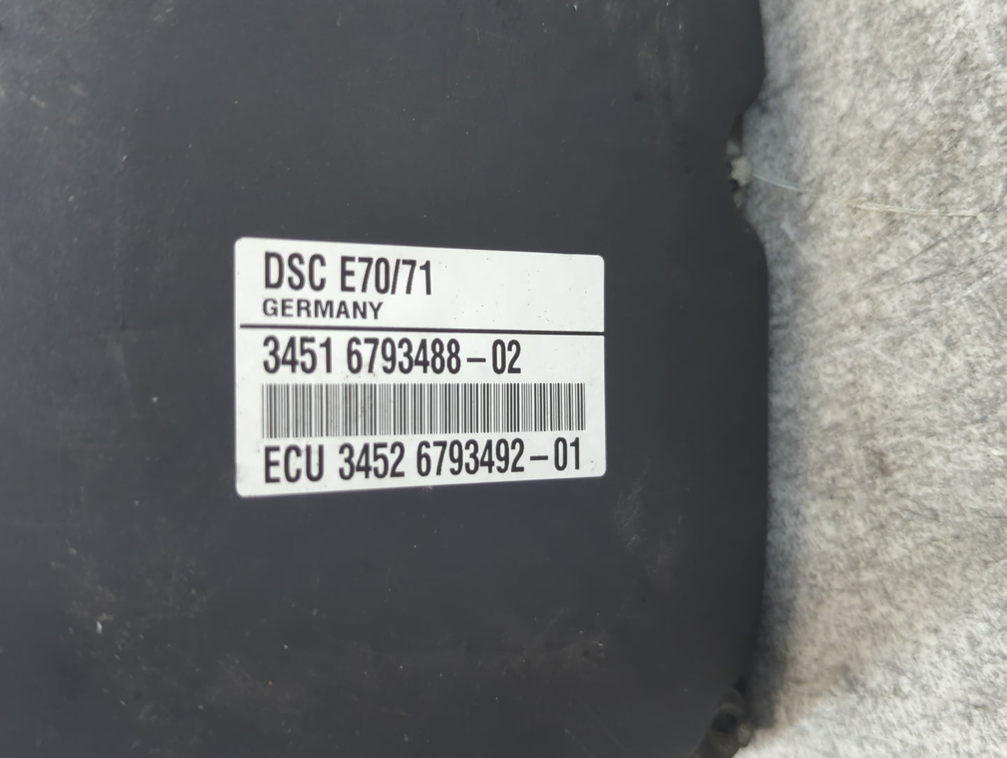 2007-2013 Bmw X5 ABS Pump Control Module Replacement P/N:3451 6793488-02 Fits Fits 2007 2008 2009 2010 2011 2012 2013 2014 OEM Used Auto Parts - Oemusedautoparts1.com