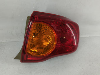compare product 2009-2010 Toyota Corolla Tail Light Assembly Passenger Right OEM P/N:02539088 Fits Fits 2009 2010 OEM Used Auto Parts