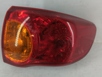 2009-2010 Toyota Corolla Tail Light Assembly Passenger Right OEM P/N:02539088 Fits Fits 2009 2010 OEM Used Auto Parts - Oemusedautoparts1.com