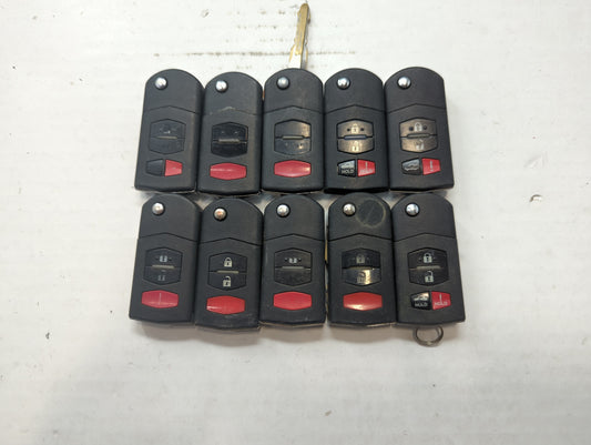 Lot of 10 Mazda Keyless Entry Remote Fob KPU41788 | BGBX1T478SKE12501 - Oemusedautoparts1.com