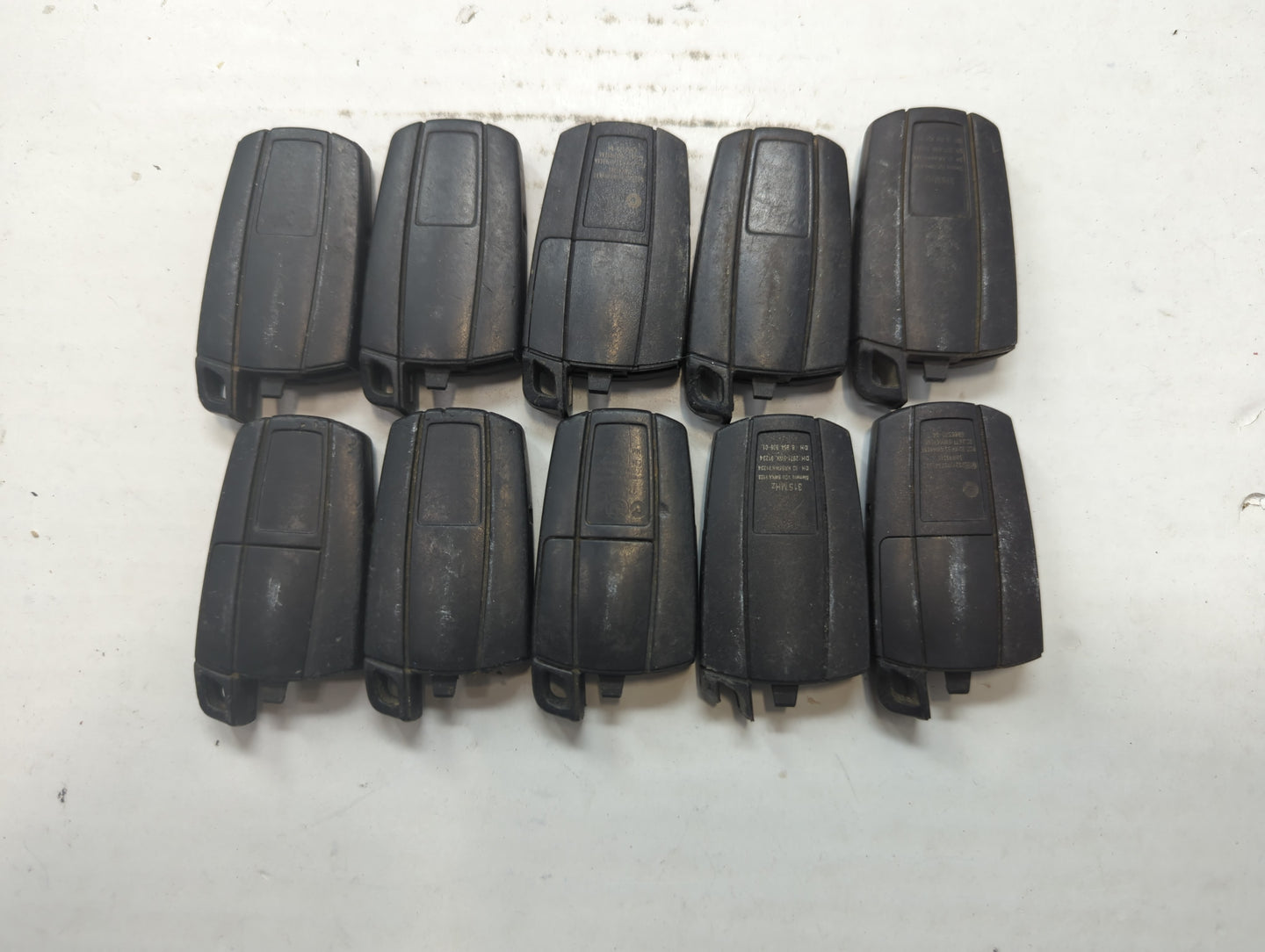 Lot of 10 Bmw Keyless Entry Remote Fob KR55WK49123 | KR55WK49127 MIXED - Oemusedautoparts1.com