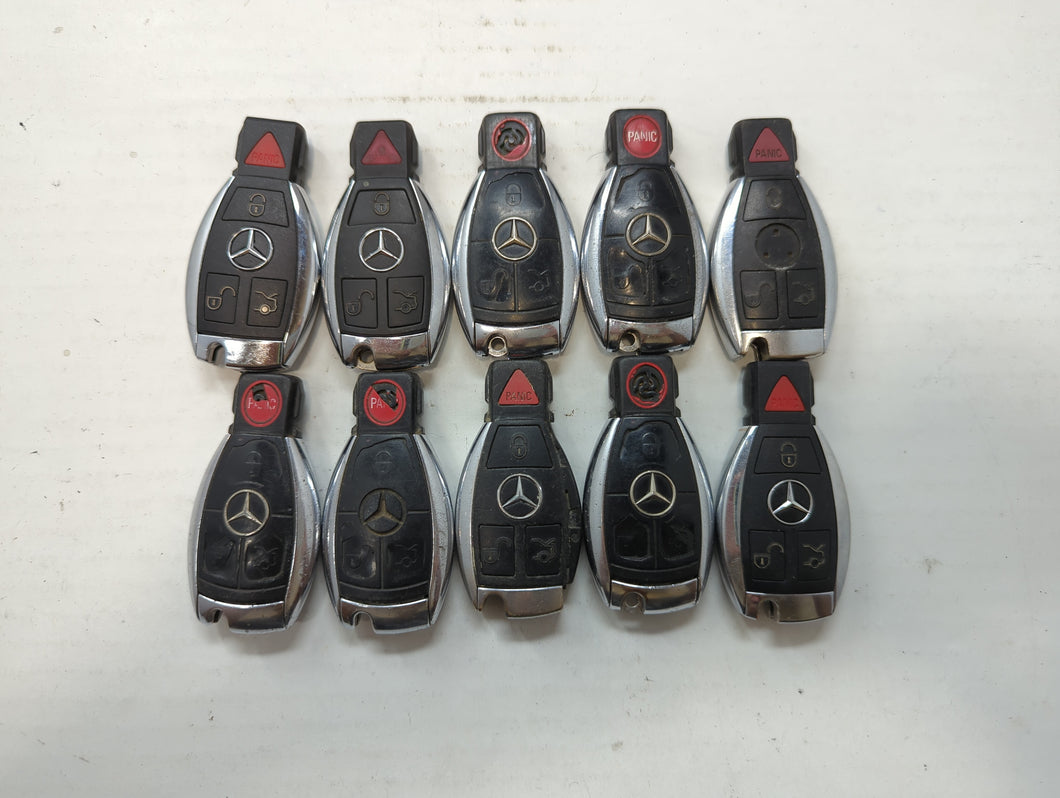 Lot of 10 Mercedes-Benz Keyless Entry Remote Fob KR55WK49031 | IYZDC07 |