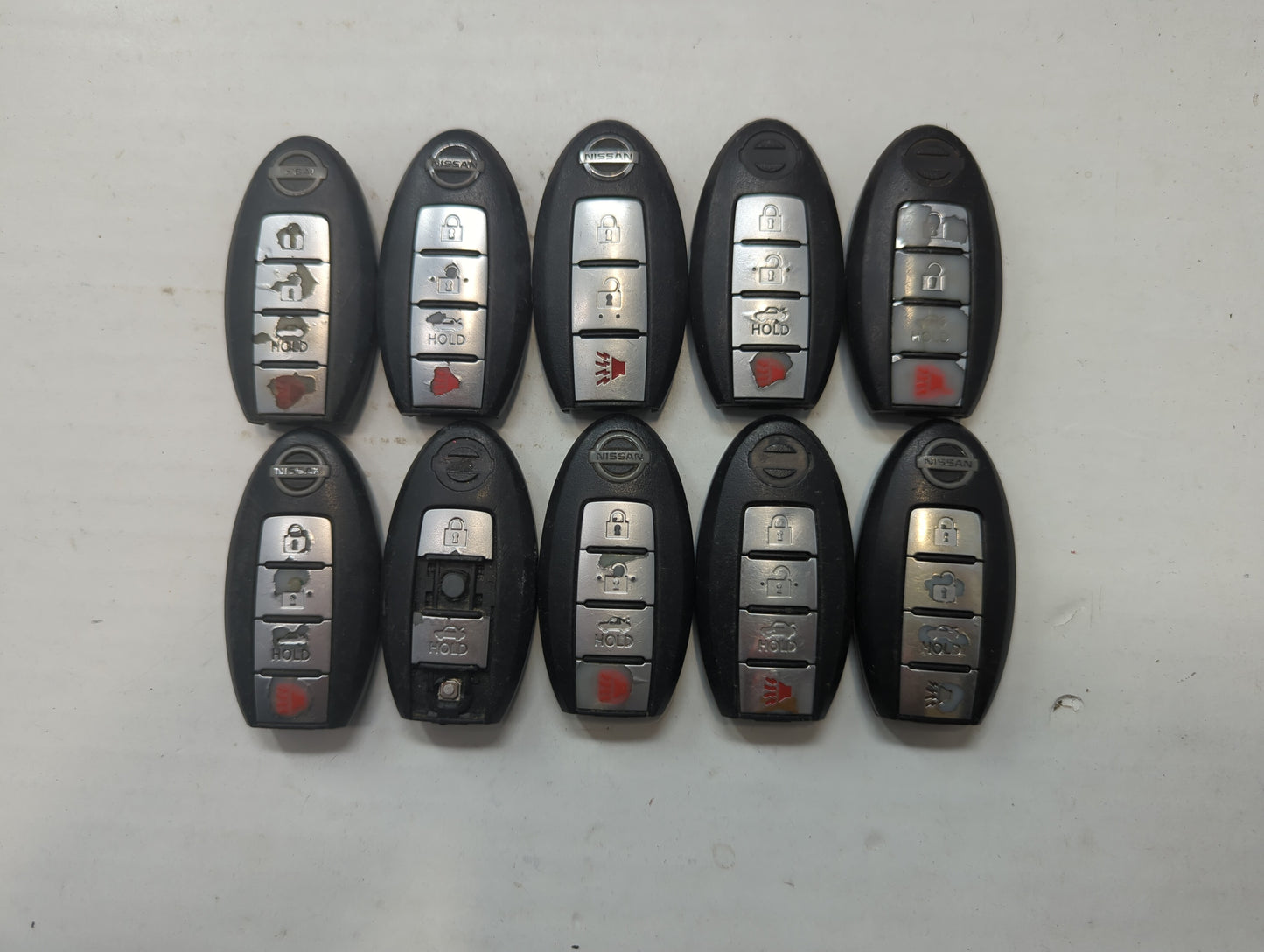Lot of 10 Nissan Keyless Entry Remote Fob KR55WK48903 | CWTWB1U840 - Oemusedautoparts1.com