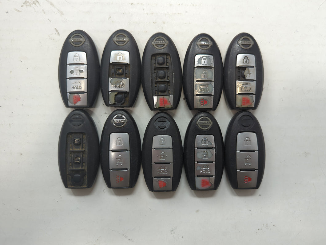 Lot of 10 Nissan Keyless Entry Remote Fob KR55WK48903 MIXED PART NUMBERS