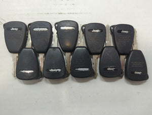 Lot of 10 Jeep Keyless Entry Remote Fob OHT692427AA | KOBDT04A