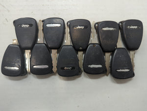 Lot of 10 Jeep Keyless Entry Remote Fob OHT692427AA | KOBDT04A MIXED