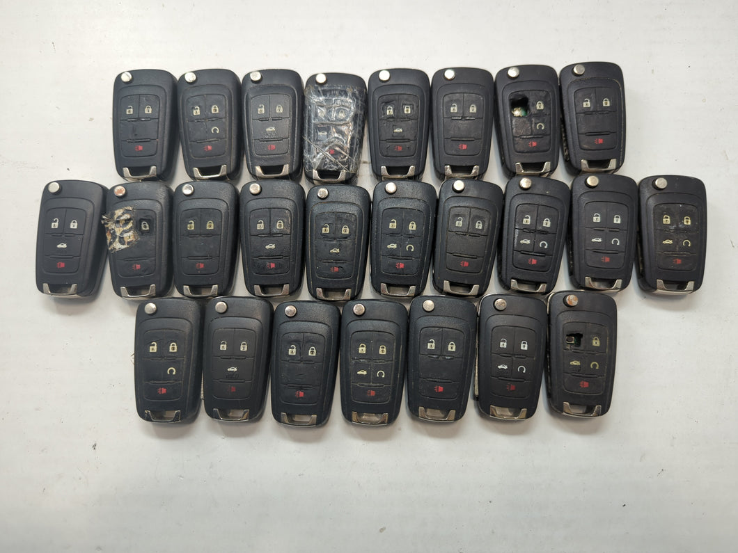 Lot of 25 Chevrolet Keyless Entry Remote Fob MIXED FCC IDS MIXED PART